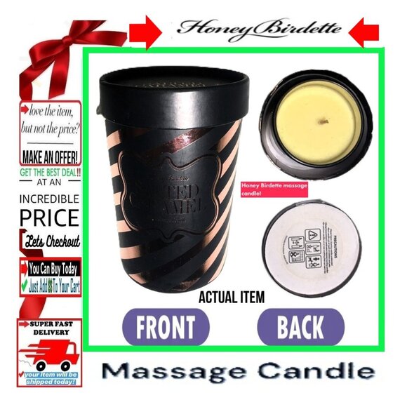 🛑 HONEY BIRDETTE Signature ➕🆒 MASSAGE CANDLE Salted Carmel Soy 💸BUY NOW‼️🟢 - Picture 1 of 16